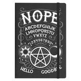 Grindstore Notitieboek Nope Ouija Black A5 Hard Cover Zwart