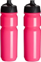 2 x Tacx Shanti Drinkbus 750 ml - Flashy Roze - Bidon - Drinkfles