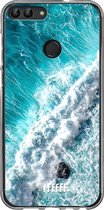 Huawei P Smart (2018) Hoesje Transparant TPU Case - Perfect to Surf #ffffff