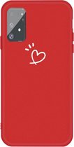 Voor Galaxy A91 / S10 Lite Frosted Candy-gekleurde ultradunne TPU-telefoon (rood)