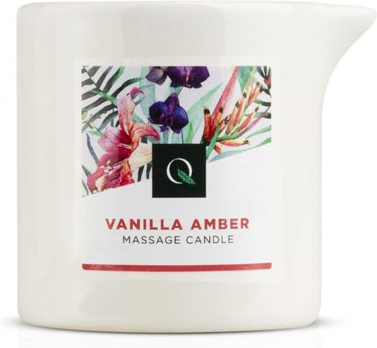 Bougie de massage Exotiq ambre à la vanille - 80 g