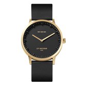 LEFF amsterdam - T40 - Horloge - Leer - Goud/Zwart - Ø 40mm