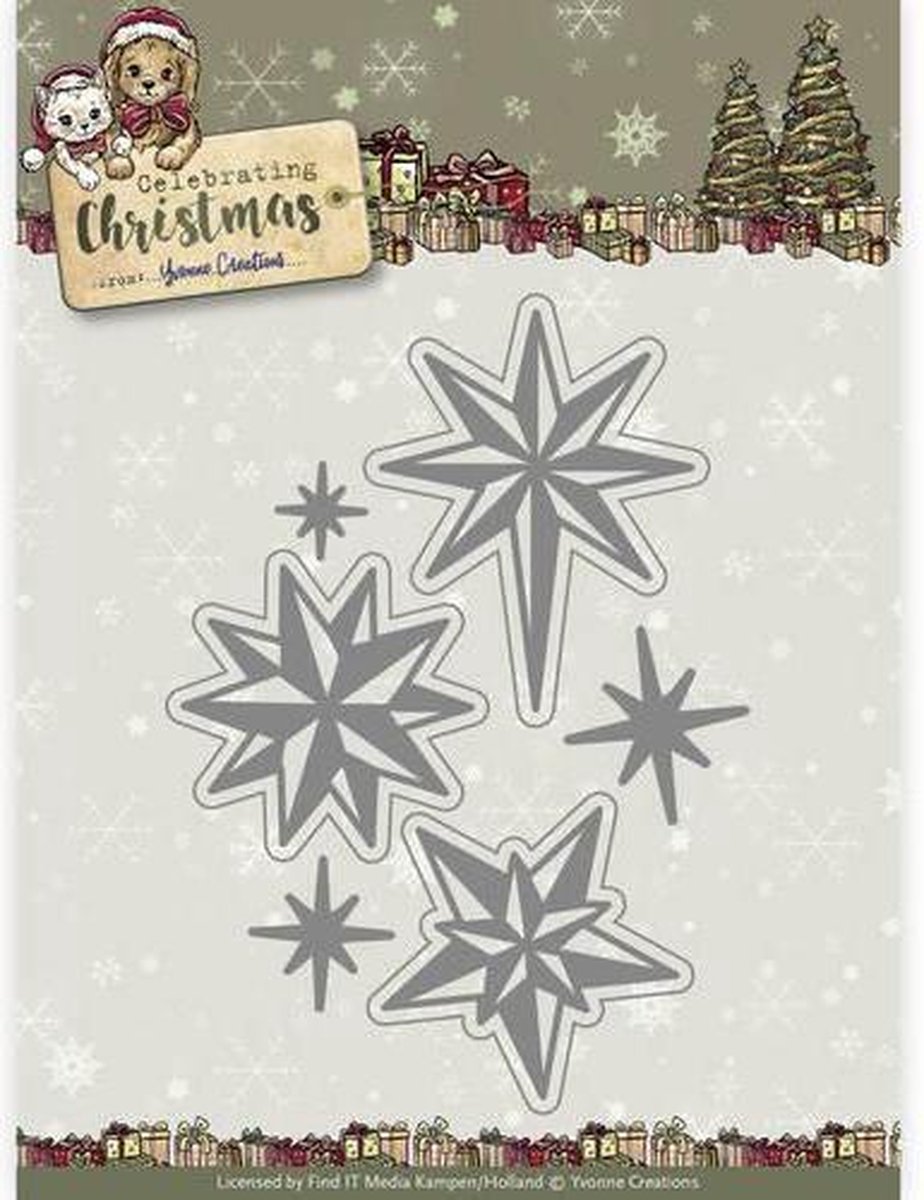 Mal - Yvonne Creations - Celebrating Christmas- Twinkelende Sterren