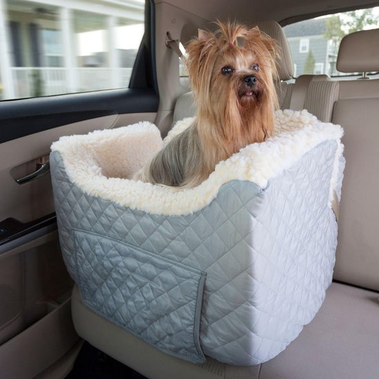Snoozer Lookout - Autostoel - Autozitje voor honden - 76 cm - Grijs Met lade | bol.com