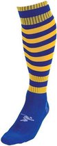 Precision Voetbalsokken Hooped Junior Nylon Blauw/goud Maat 35-39