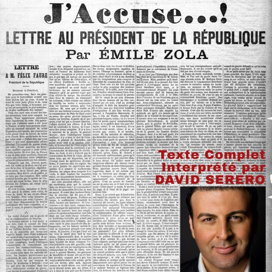 "J'ACCUSE" par Emile Zola - cover