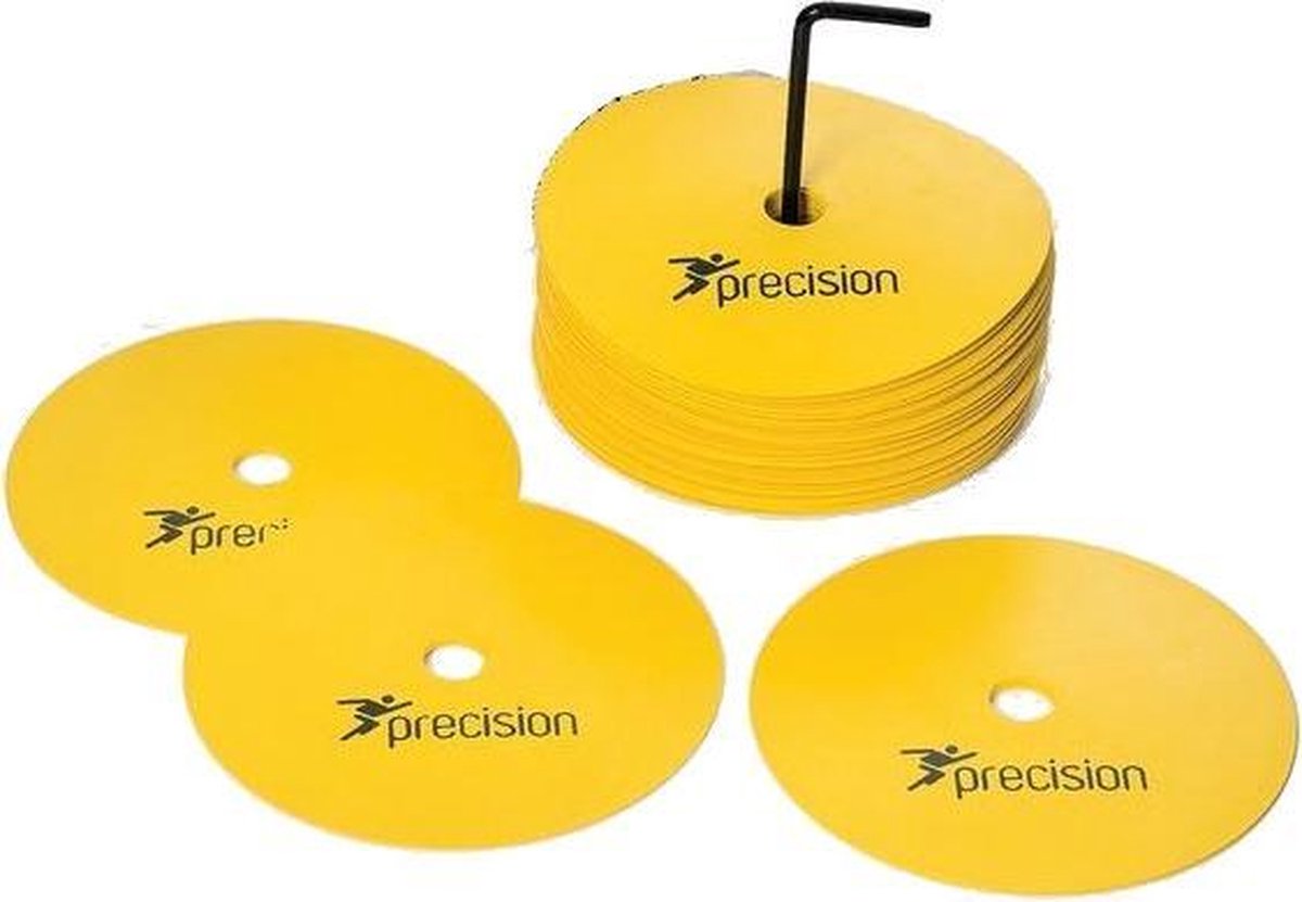 1200x831.jpg Precision Veldmarkering 15 X 15 Cm Medium Rubber Geel 20 Stuks - Afbeelding 1