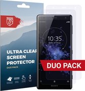 Rosso Screen Protector Ultra Clear Duo Pack Geschikt voor Sony Xperia XZ2 Compact | Folie | 2 Stuks