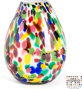 Design vaas Organic - Fidrio CANDY - glas, mondgeblazen - hoogte 30 cm