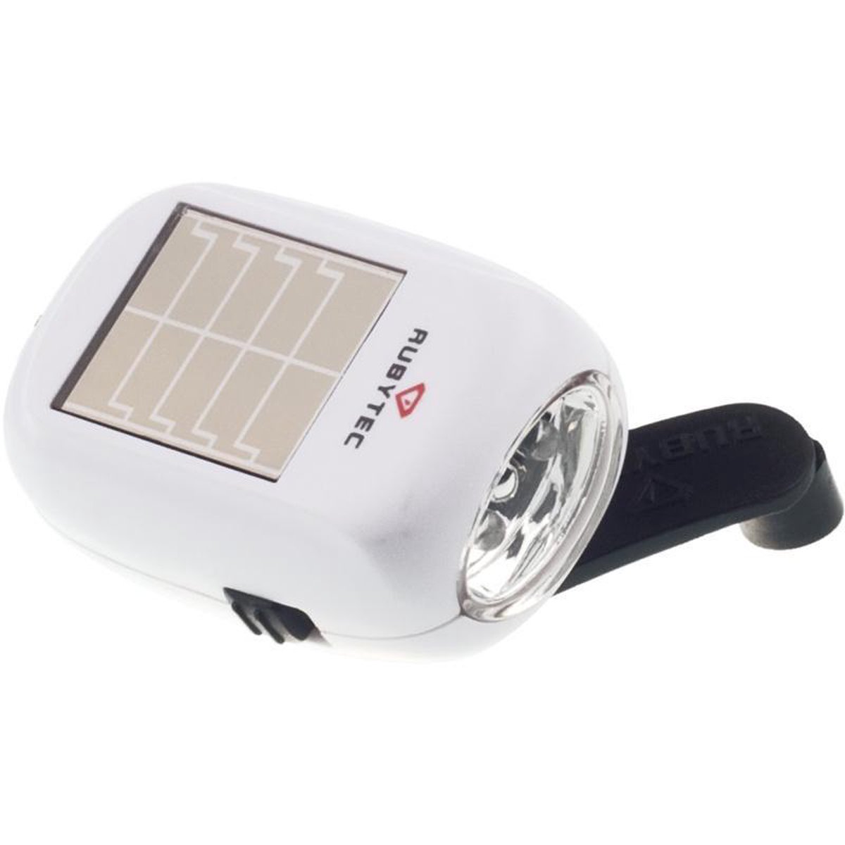 Rubytec Mini-zaklamp Kao Led Solar 4,6 X 3,1 Cm Abs Wit
