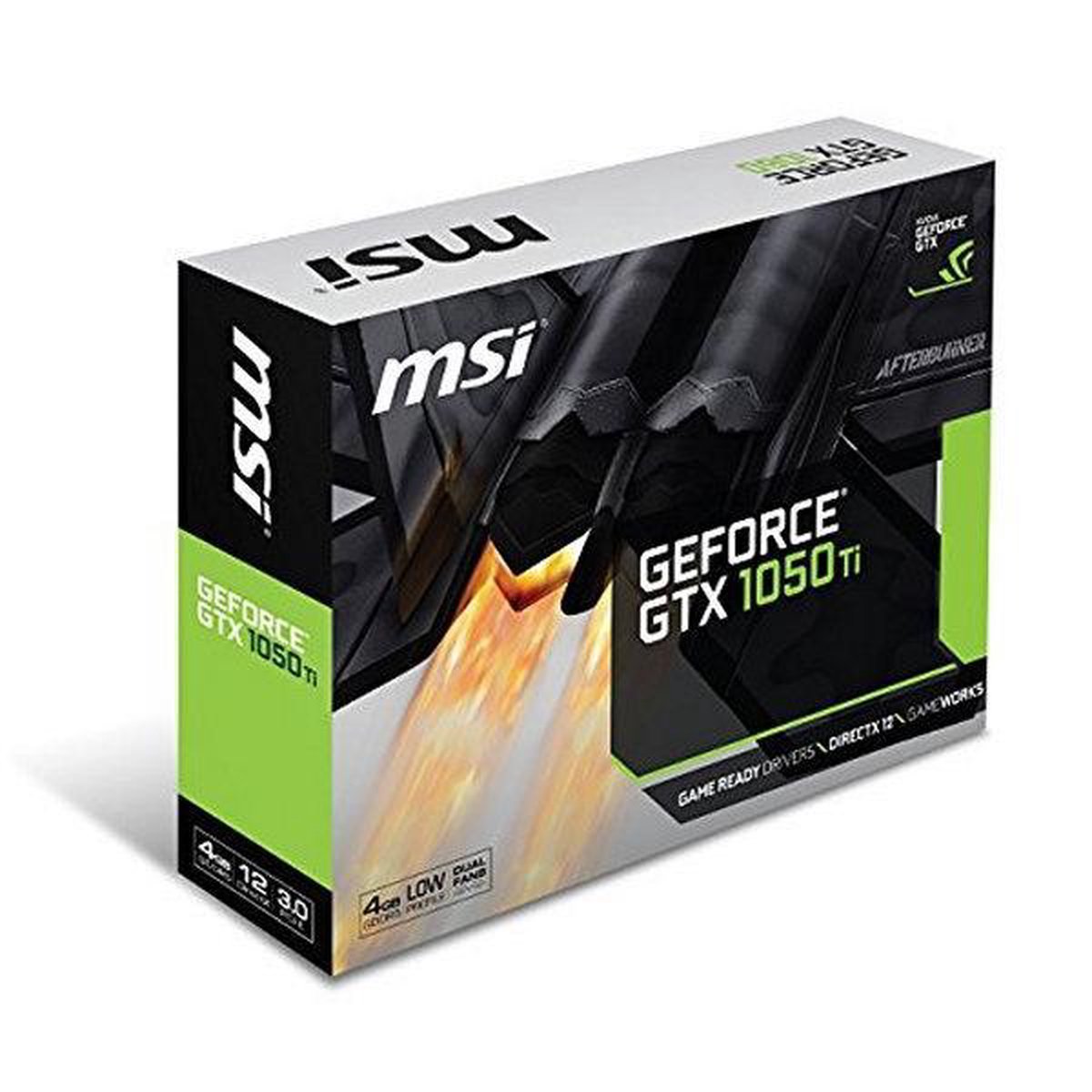 MSI GTX 1050 TI 4GT LP - Grafische kaart - GF GTX 1050 Ti - 4 GB 