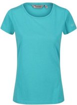 Regatta T-shirt Carlie Dames Katoen Turquoise Maat 42
