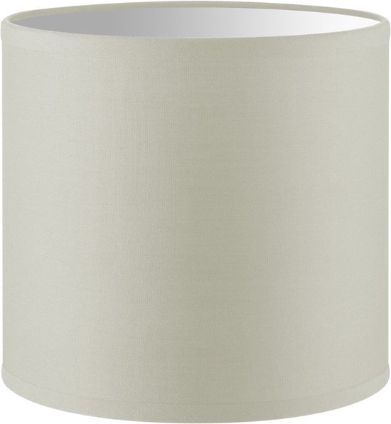 Home Sweet Home Lampenkap Bling cilinder - van stof - beige - Moderne stoffen Lampenkap - 16/16/15cm - E27 lamphouder - voor wandlamp, tafellamp en hanglamp - RoHS getest