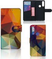 Leuk Hoesje Alcatel 1S 2020 Smartphone Hoesje Polygon Color