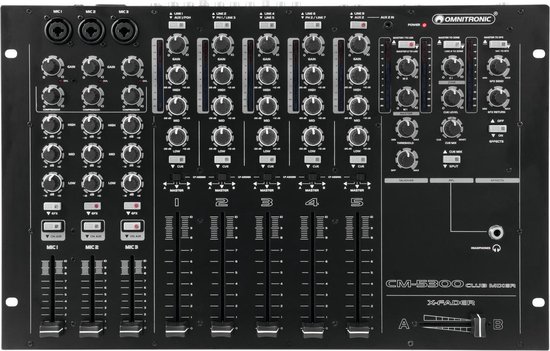 OMNITRONIC Mengpaneel - Audio mixer CM-5300 Club Mixer - | bol.com