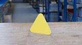 Haaientanden (10 stuks) - Glow in the dark 10 stuks Glow-in-the-dark (fotoluminescent)  100 x 91 mm Anti-slip-vloersticker
