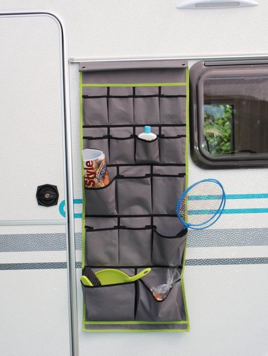 Eurotrail Tentorganiser Derby Large - Charcoal/Lime van Eurotrail — afbeelding 3