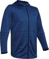 Under armour mk1 warmup fz hoodie in de kleur blauw.