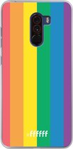 Xiaomi Pocophone F1 Hoesje Transparant TPU Case - #LGBT #ffffff