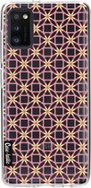 Casetastic Samsung Galaxy A41 (2020) Hoesje - Softcover Hoesje met Design - Geometric Lines Sweet Print