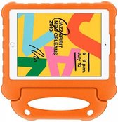 iPad 10.2 2019 / 2020 / 2021 Kinder Tablethoes met Handvat Oranje