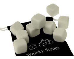 United Entertainment ® - Ijsblok vervanger - Whisky Stones Wit - Set van 9 United Entertainment ® - Ijsblok vervanger - Whisky Stones Wit - Set van 9