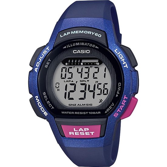 CASIO – LWS-1000H-2AVEF – Casio Collection – horloge – Vrouwen – Blauw – Kunststof Ø 38 mm