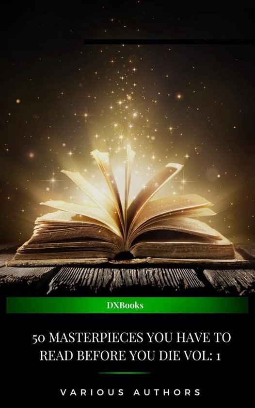 Omslag van 50 Masterpieces you have to read before you die vol: 1 (2020 Edition)