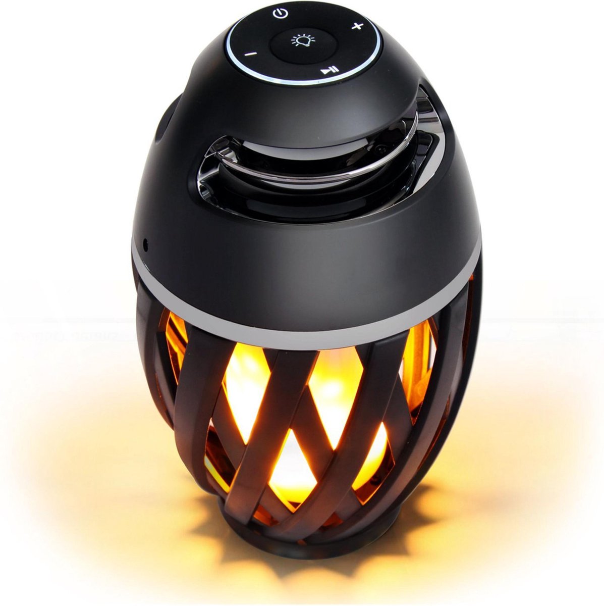 sturen Sport schild Led Flame Lantaarn met Ingebouwde Bluetooth Speaker - Camping  Buitenverlichting -... | bol.com
