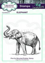 Creative Expressions • Pre cut rubber stamp Andy Skinner elephantCreative Expressions • Pre cut rubber stamp Andy Skinner elephant