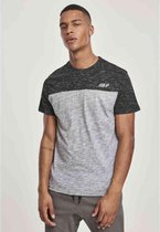 Urban Classics Heren Tshirt -S- Color Block Tech Grijs