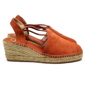 Toni Pons Tremp Dames Espadrilles met sleehak - Brandy - Maat 41