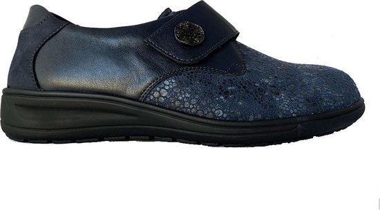 Solidus -Dames - blauw donker - lage gesloten schoenen - maat 42 | bol.com