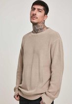 Urban Classics Sweater/trui -S- Cardigan Stitch Creme