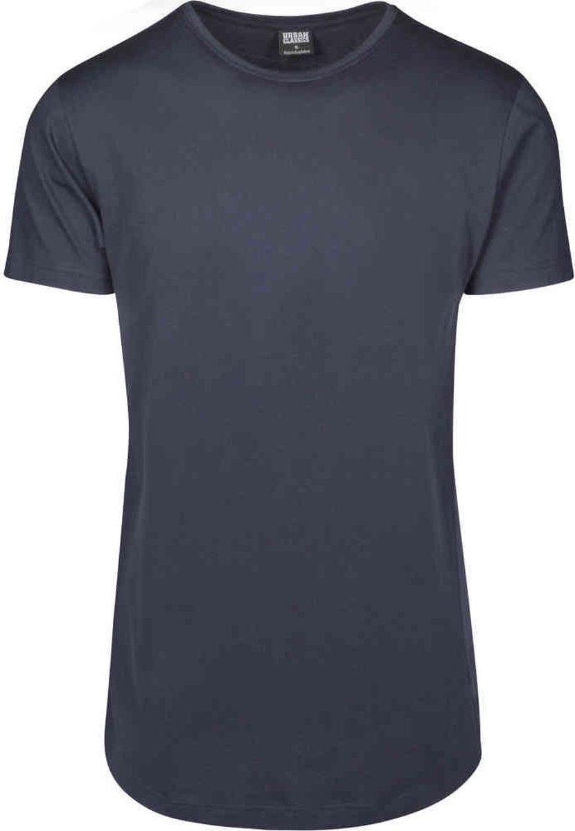 Urban Classics Shaped Long Heren Tshirt XL Blauw