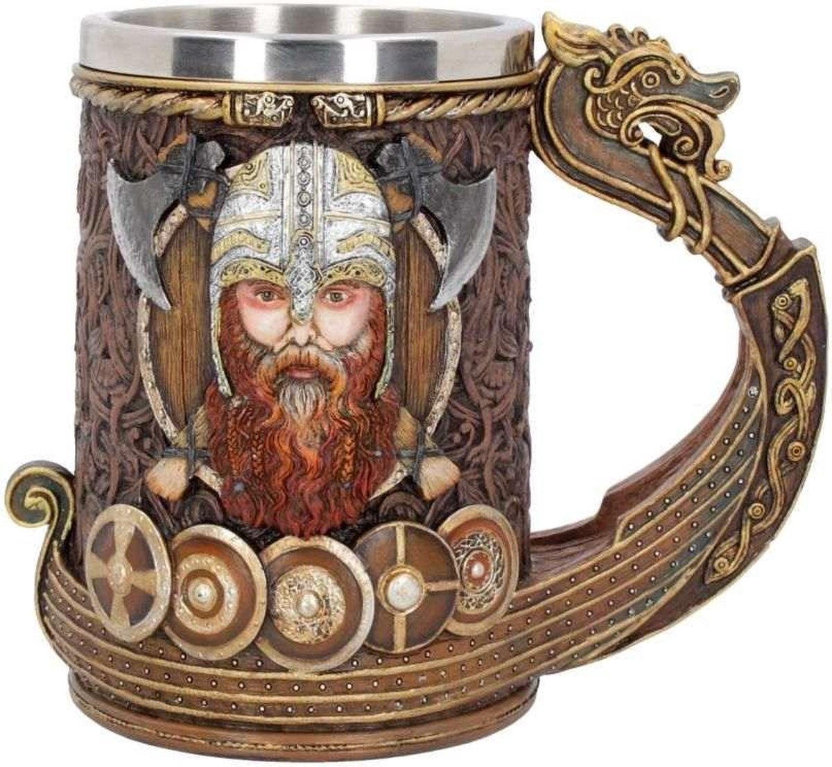 Nemesis Now Bierpul Drakkar Viking Bruin