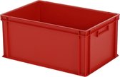 Stapelbak - Opbergbox - 600x400xH280mm - rood