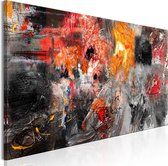 Schilderijen Op Canvas - Schilderij - Bloody Battle 135x45 - Artgeist Schilderij