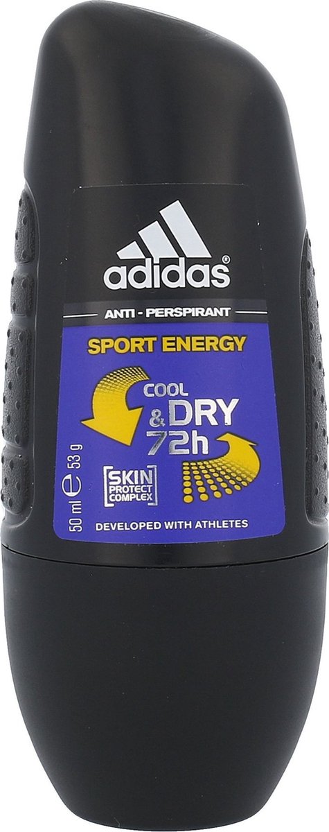 Adidas - SPORT ENERGY cool & dry deo roll on 50 ml | bol.com