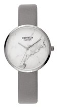 Orphelia Fashion OF711903 - Horloge - Leer - Grijs - 34 mm