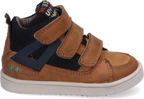 BunniesJR Patrick Pit Jongens Sneakers - Maat 20 - Bruin - Sneakers - Stap  - Suède - | bol.com