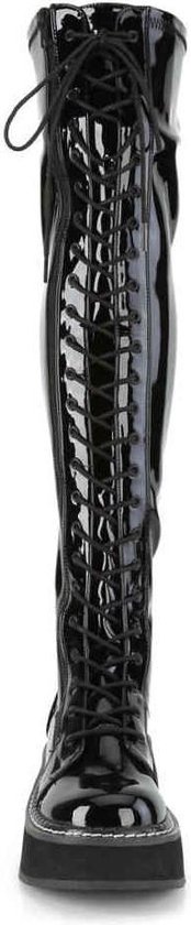 Demonia Kniehoge laarzen 37 Shoes EMILY 375 Zwart Demonia Kniehoge laarzen 37 Shoes EMILY 375 Zwart