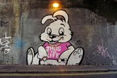 BANKSY Thug for Life Bunny
