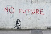 BANKSY No Future Canvas Print