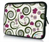 Sleevy 15.6 laptophoes artistiek tornado patroon - laptop sleeve - laptopcover - Sleevy Collectie 250+ designs