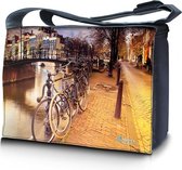 Sleevy 17,3 laptoptas / messenger tas Amsterdam - laptoptas - schooltas