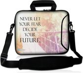 Laptoptas 17,3 inch fear and future - Sleevy