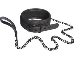 Blaze Halsband en Leiband Halsband met Leiband Zwart