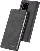 Voor Galaxy S20 Ultra LC.IMEEKE LC-002-serie Skin Hand Feeling PU + TPU Horizontale flip lederen tas met houder en kaartsleuf en portemonnee (zwart)