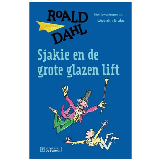 Boek cover Sjakie en de grote glazen lift van Roald Dahl